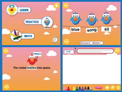 Birds on a Wire: Verbs Screens