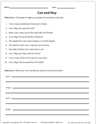 Carnival Grammar: Can and May