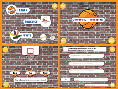 Slam Dunk Grammar: To, Too, and Two Screens