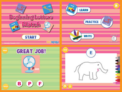 Beginning Letters Match