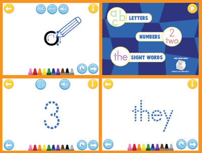 Trace Letters Screens