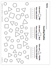 Counting to 20 Worksheet